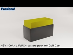 Sightseeing Lithium Lifepo4 Golf Cart Battery 72v 100ah With Smart BMS